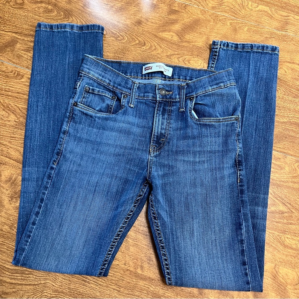 Levi’s 511 Children Performance med Wash slim Denim Jeans Boy kids size 18R (29)